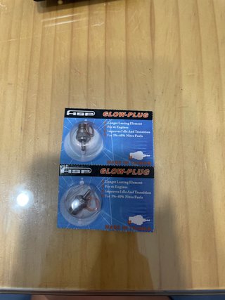 2 Bujías HSP Glow-Plug para motores Nitro