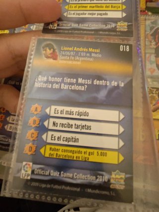 Pack cromos Messi 2009-2011