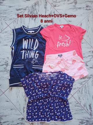 Set 4 pezzi OVS Gemo Silvian Heach 8 anni