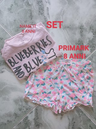 Set Pigiama Bimba 8 Anni