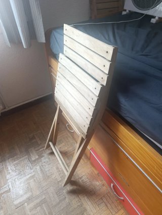 2 Sillas Madera Plegables Exterior
