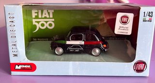 Modellino Fiat 500 Anniversario 1957-2007