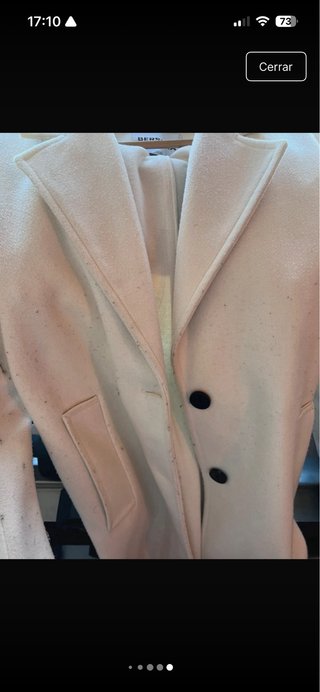 Abrigo Bershka Beige Largo