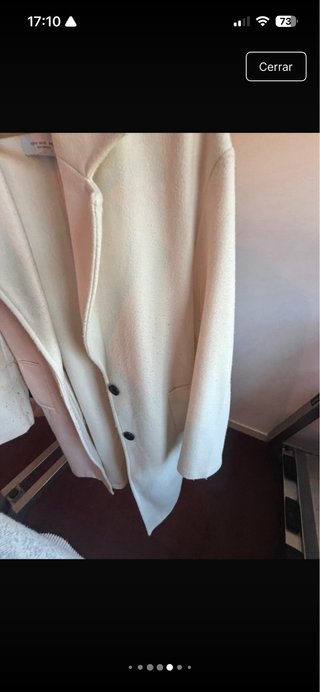 Abrigo Bershka Beige Largo