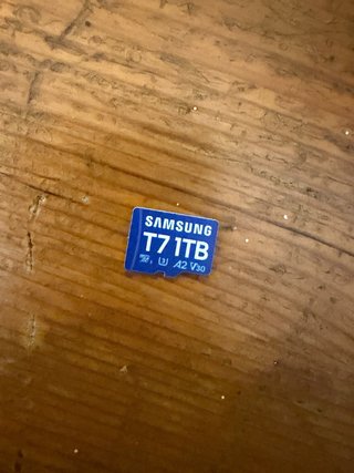 MicroSD Samsung T7 1TB