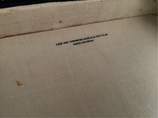 Máquina de escribir Olivetti Lettera 32