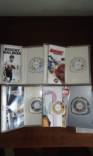 Pack 5 Juegos PSP: GTA, NFS, Burnout, Rocky