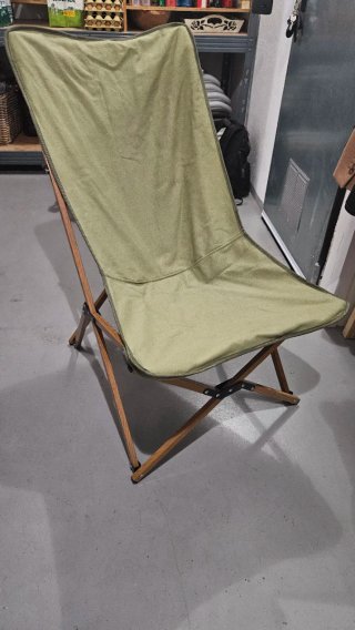 Silla Plegable Zara Home Aluminio y Lona