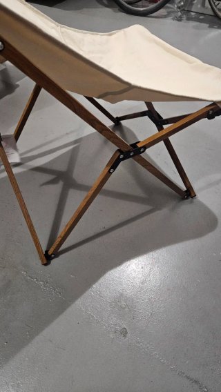 Silla Plegable Zara Home Aluminio y Lona