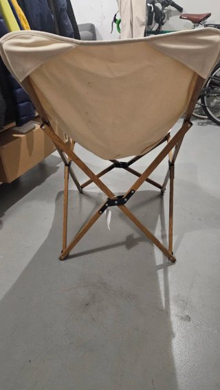 Silla Plegable Zara Home Aluminio y Lona