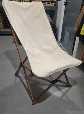 Silla Plegable Zara Home Aluminio y Lona
