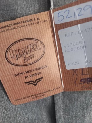 Chaqueta hombre nueva  entretiempo.