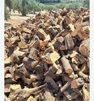 Leña de olivo para chimenea o barbacoa