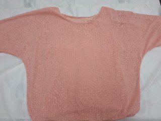 Jersey rosa manga larga