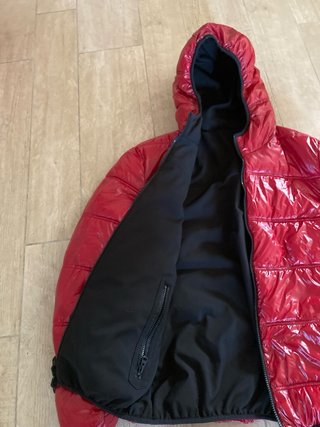Piumino Refrigue Rosso Lucido