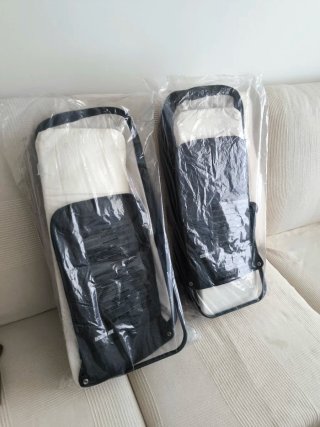 2 Capazos Baby Monsters Easy Twin 4 Taupe