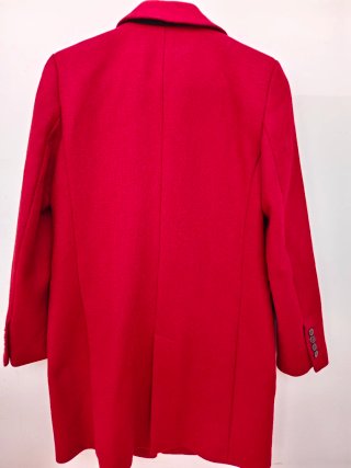 Abrigo Rojo Zara Talla M