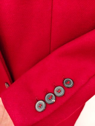 Abrigo Rojo Zara Talla M