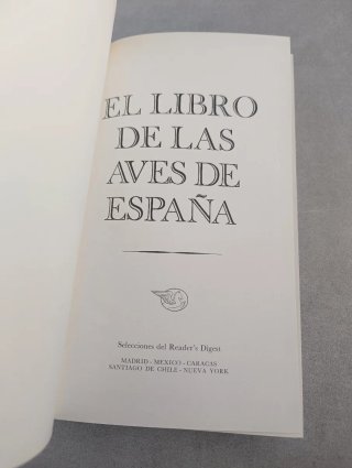 El libro de las aves de España. Reader's Digest
