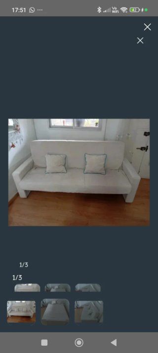 Sofá Cama Beige