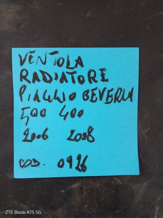 Ventola Radiatore Piaggio Beverly 500 400