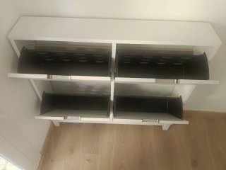 Zapatero Blanco Ikea totalmente Nuevo