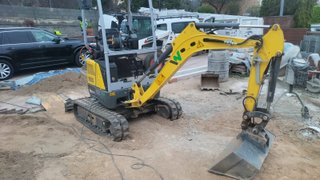 Retroexcavadora Wacker Neuson EZ17E Eléctrica