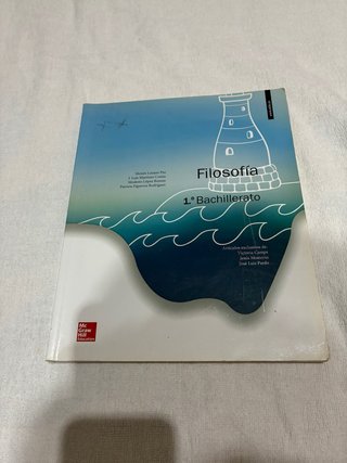 Filosofía,1o Bachillerato Libro del alumno