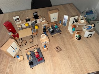 Muñecos de casa de muñecas