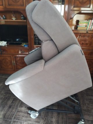 Sillón eléctrico reclinable tela