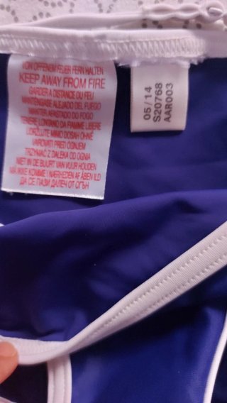 Bikini Adidas niña azul y rosa