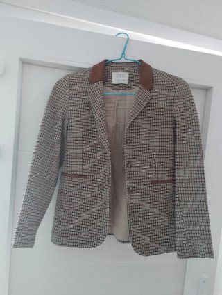 Americana cuadros Zara niña