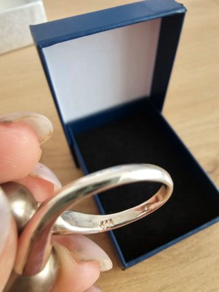 Anillo "Tú y Yo" Plata 925 con Perlas Oscuras
