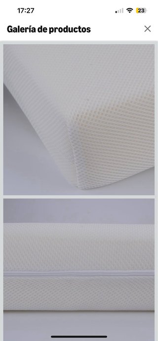 Colchón Cuna 60x120x10 cm Blanco.