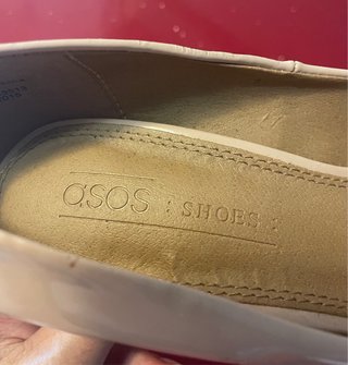Zapatos de tacón ASOS color almendra shine rosado