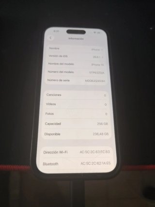 iPhone 15 negro