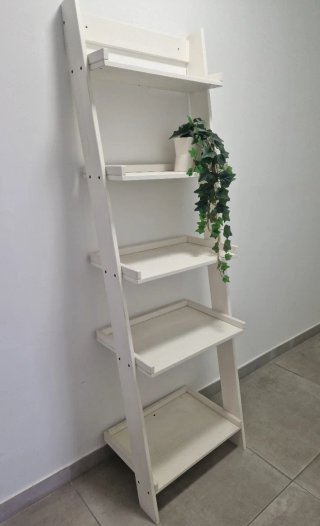 Estantería Escalera Blanca