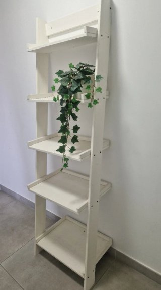 Estantería Escalera Blanca