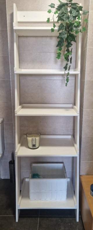 Estantería Escalera Blanca