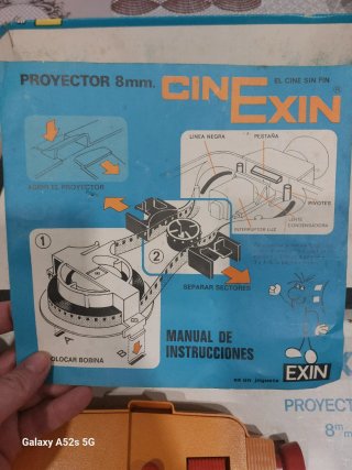 Proyector de Cine 8mm Cinexin Disney