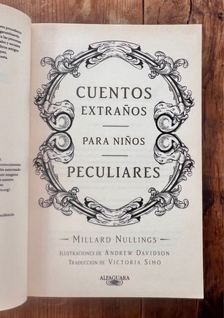 Cuentos extraños para niños pecualiares.