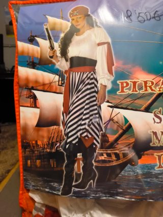 Costume da pirata per ragazza taglia M