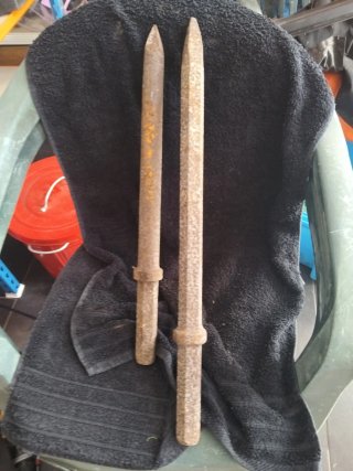 2 cinceles para taladro percutor