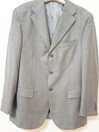 Giacca Loro Piana Uomo Grigia pura lana