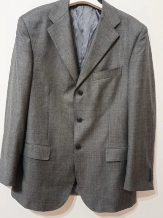 Giacca Loro Piana Uomo Grigia pura lana