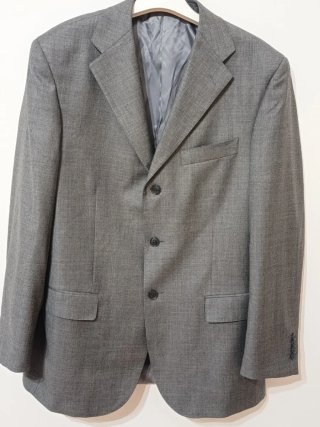Giacca Loro Piana Uomo Grigia pura lana