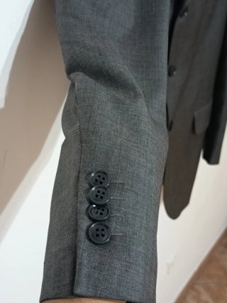 Giacca Loro Piana Uomo Grigia pura lana