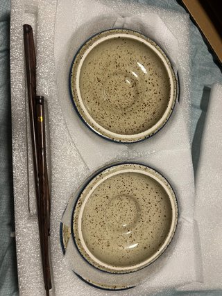 Juego Tazón Ramen HLWDXno1 con Cuchara y Palillos