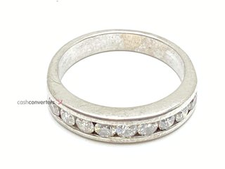anillo oro 18k con piedra con diamante