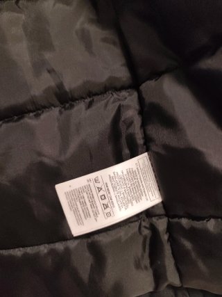 Abrigo Real Oviedo Adidas Negro. Muy buen estado.